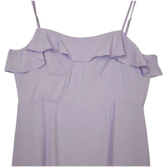 NWT Lulus Lively Evenings Lavender Strappy Tiered Maxi Dress XL Fairy Flowy - Picture 9 of 15